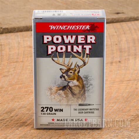 Winchester 270 Win 130 Grain Sp 20 Rounds