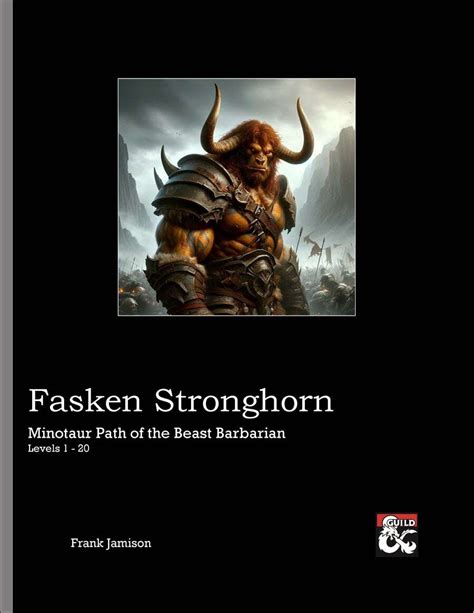 Fasken Stronghorn: Minotaur Path of the Beast Barbarian - Dungeon ...