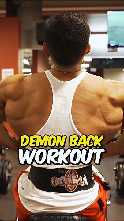 👿 Demon Back Workout For Natural Lifters Youtube