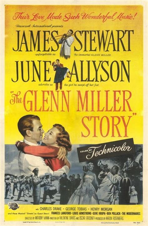 The Glenn Miller Story Movie Poster - IMP Awards