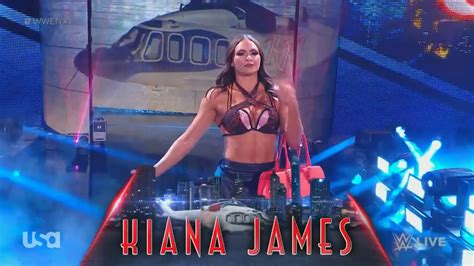 Kiana James Entrance Wwe Nxt December Youtube