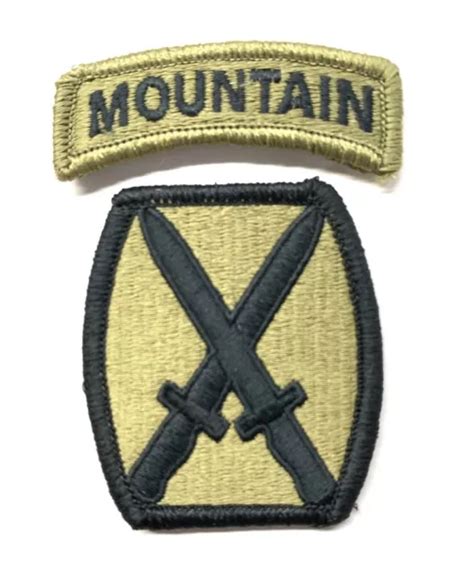 Us Army Th Mountain Division Ocp Multicam Uniform Patch Eur