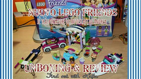 Unboxing Review Nuovo Lego Friends Il Trasportatore Di Motoscafi