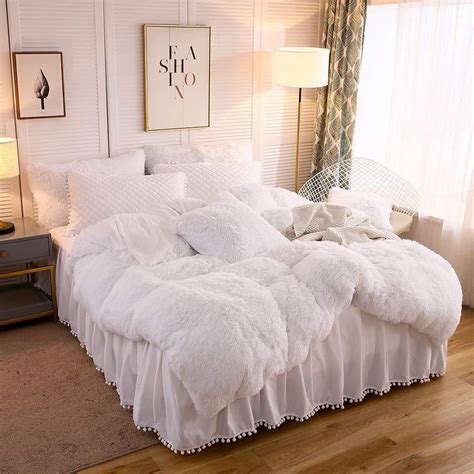 The Softy White Bed Set White Bed Set White Bedding Cozy Room