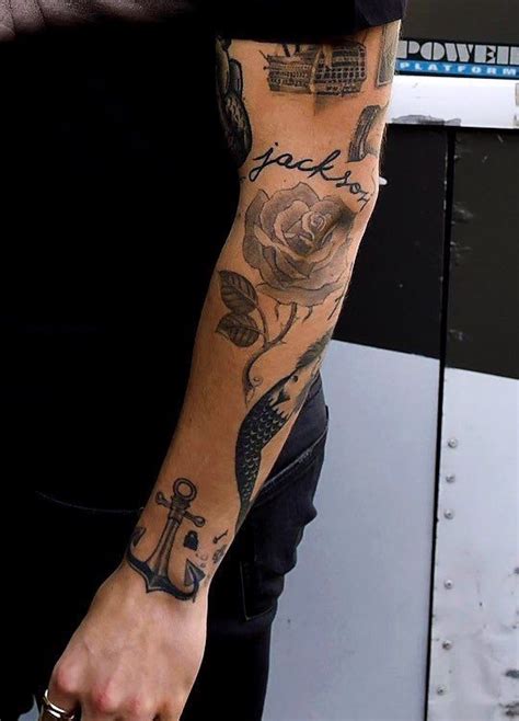 Harry Styles Rose Tattoo Tumblr