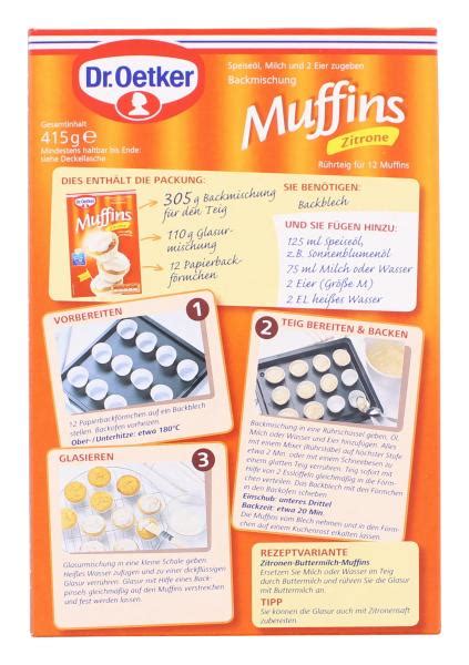 Dr Oetker Zitronen Muffins Online Kaufen Bei Combi De