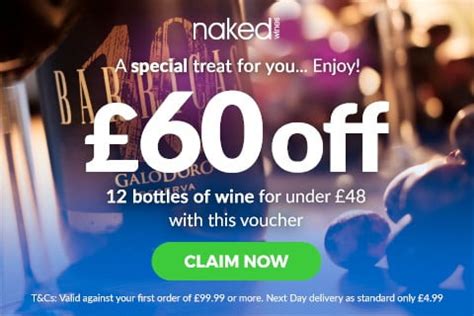 Naked Wines 60 OFF Your Wine Order With This Dineindulge Voucher