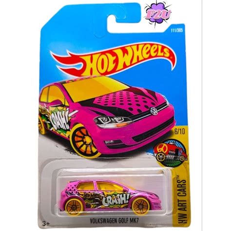 Hot Wheels Volkswagen Golf MK Pink Shopee Malaysia