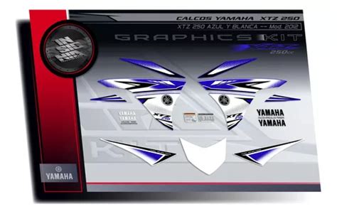 Calcos Yamaha Xtz Laminadas Insignia Calcos