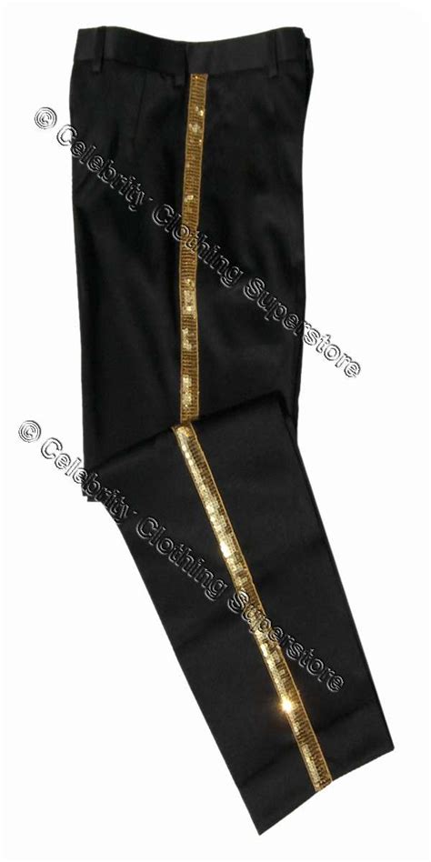 Mj Entertainers Golden Real Sequin Bling Trousers Pro Series