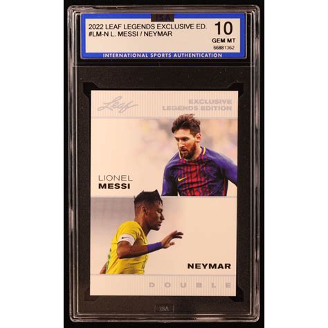 Lionel Messi Neymar Leaf Special Release Exclusive Legends