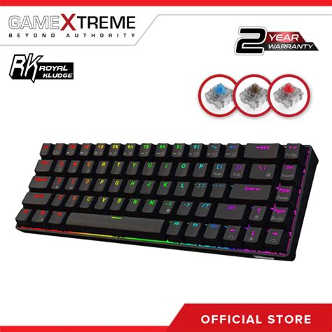 Royal Kludge RKG68 Tri Mode RGB 68 Keys Hot Swappable Mechanical Keyboard Black Lazada PH