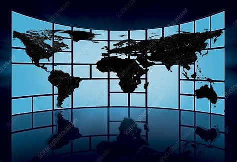 world map artwork stock image  science photo library