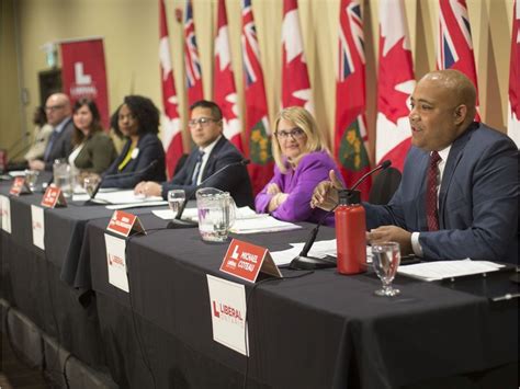 Photos Ontario Liberal Leadership Candidates Hold Debate Windsor Star