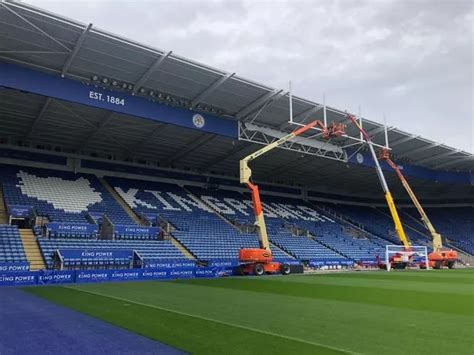 Two Huge New Screens Going Up Inside King Power Stadium