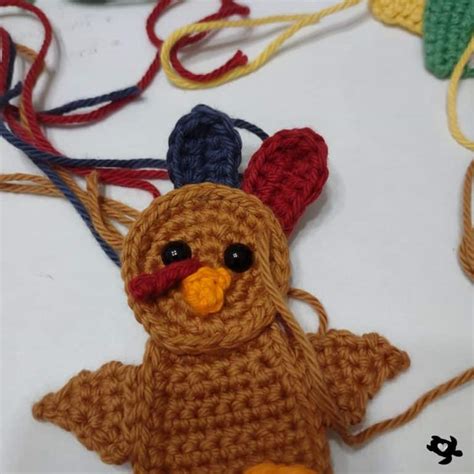 Crochet Pattern Turkey Appliqu Free Pattern Natalina Craft