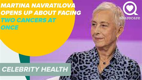 Martina Navratilova Opens Up About Facing Two Cancers At Once