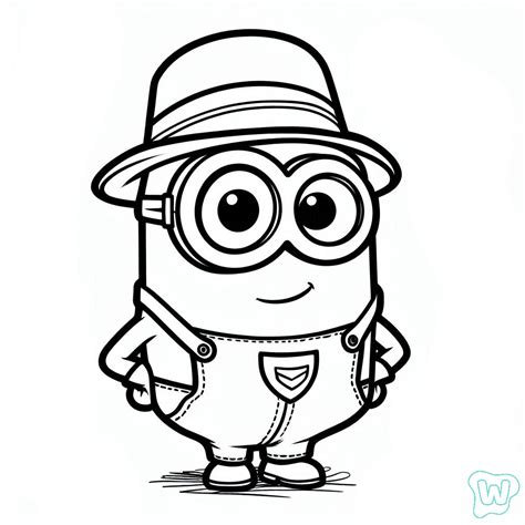 55 Minion Para Colorear Descargar E Imprimir PDF Gratis