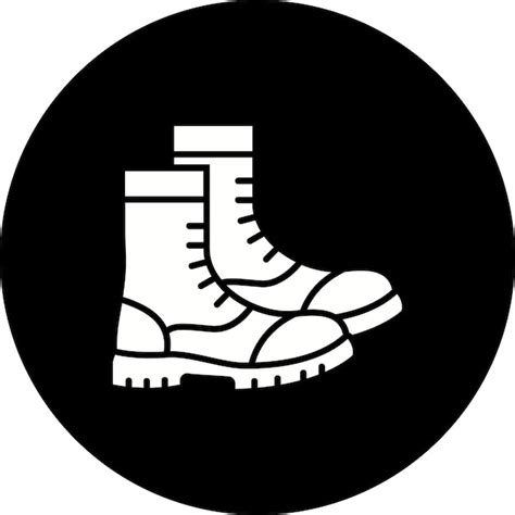 El Icono De Las Botas Vector Premium