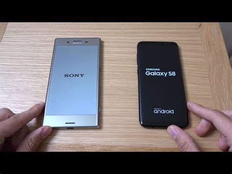 Sony Xperia XZ Premium Vs Samsung Galaxy S8 Speed Test YouTube