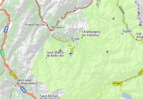 MICHELIN Courchevel 1850 map - ViaMichelin