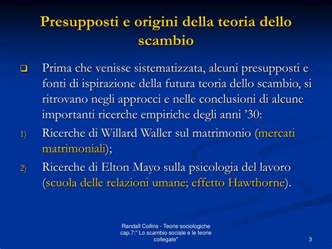 Ppt Teoria Dello Scambio E Della Scelta Razionale Powerpoint