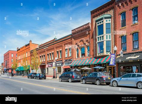 Downtown Seneca Falls, NY State, USA Stock Photo - Alamy