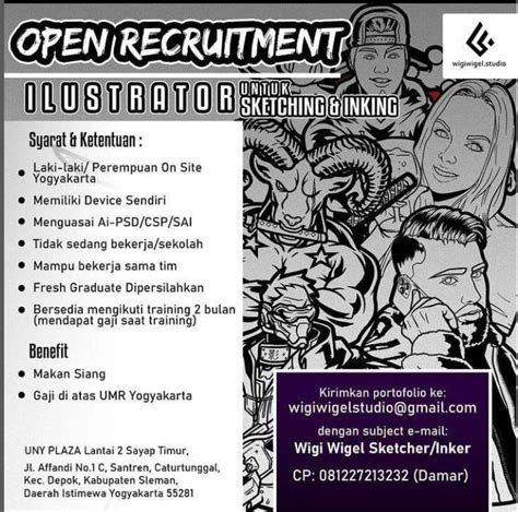 Lowongan Kerja Illustrator Di Wigiwigel Studio LokerJogja ID