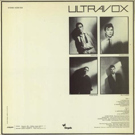 Ultravox Vienna Greek Vinyl Lp Album Lp Record 791522