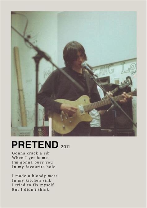 Pretend By Alex G Polaroid Poster Music Album Covers Music Poster