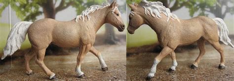 Schleich Quarterhorse Stallion Repainted As A Palomino Horses Horse