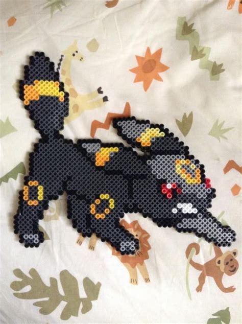 Umbreon Perler Bead Sprite Etsy In 2021 Pokemon Perler Beads Easy