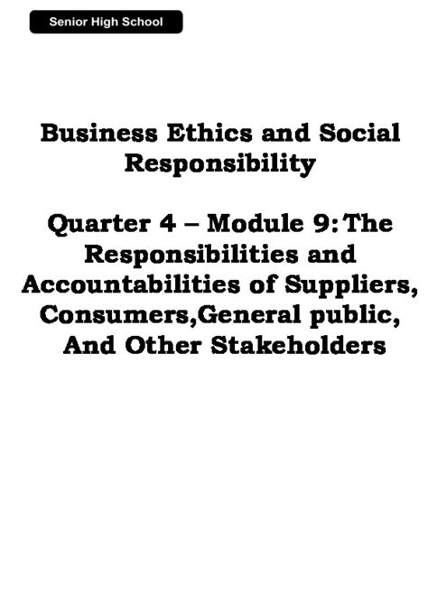 Business Ethics Module 9 PDFCOFFEE