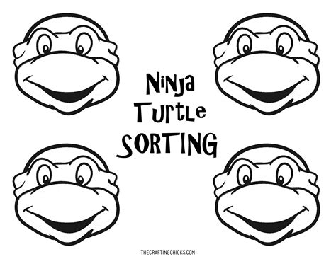 Ninja Turtles Preschool Printables