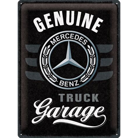 Plaque Mercedes Trucks Garage Garage Atelier Les Plaques