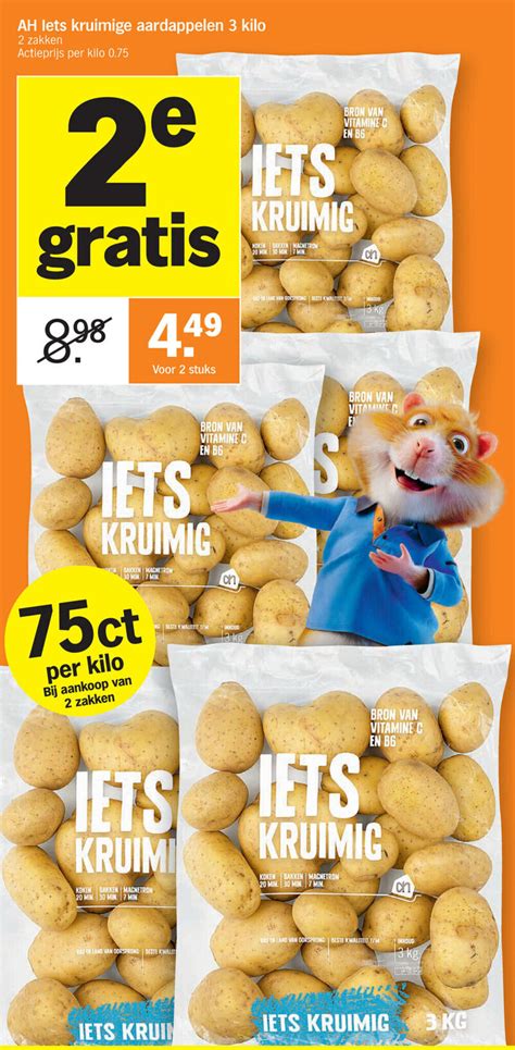 AH Lets Kruimige Aardappelen 3 Kilo Promotie Bij Albert Heijn