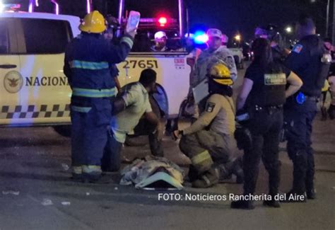 Trasladan A Monterrey A Elemento De La Gn Tras Fuerte Choque En Piedras