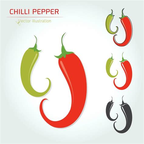 Hot Chili Pepper Vector Vector Art At Vecteezy