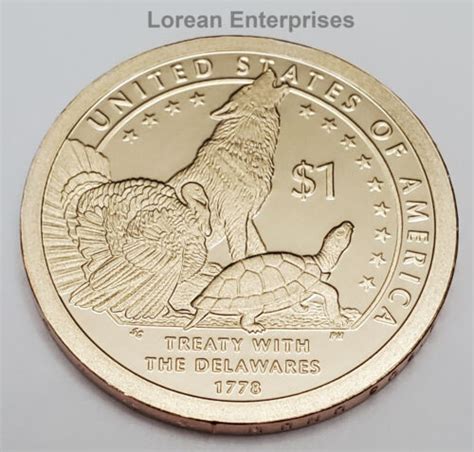 2013 S Sacagawea Dollar Treaty With The Delawares PROOF Uncirculated