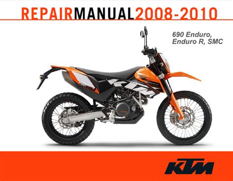 Official KTM 690 Enduro, Enduro R and SMC Service Manual - Cyclepedia ...