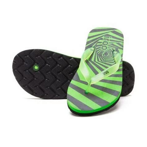 Iroo Pvc Printed Bathroom Slippers Size To At Rs Pair In