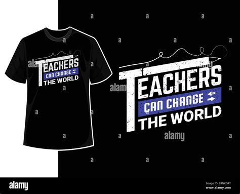 Vintage Typography Teacher T Shirt Design Template With Teacher Day