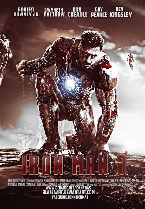 Iron Man 3 COVER by BlazeAart on DeviantArt