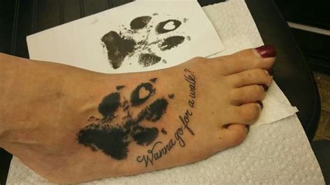 Pin By Gail Lundy On Tatoos In Mini Tattoos Pawprint Tattoo