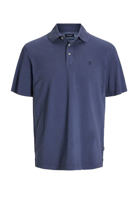 Jack And Jones Premium Polo Jprbluwilliam Met Logo Maritime Blue Wehkamp