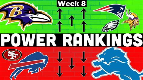 Nfl Week 8 Power Rankings 2023 Nfl Season Youtube