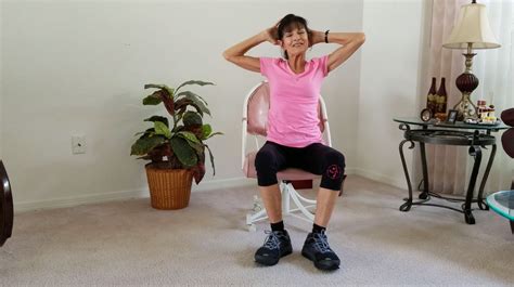 Seated Core Exercises For Seniors Fitness With Cindy Senior Fitness