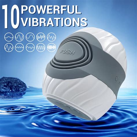 10 Vibration Modes Realistic Vibrations Adjustable Sex Toy Vibrating Masturbator Men