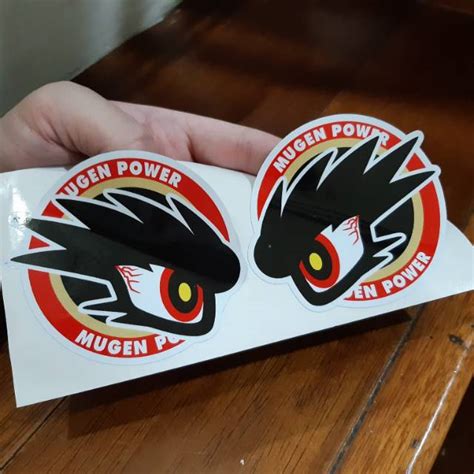 Mata Jdm Sticker Mugen Eye Set Shopee Singapore