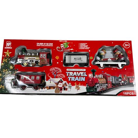 Christmas Train Set 16pc Oval | Christmas Complete